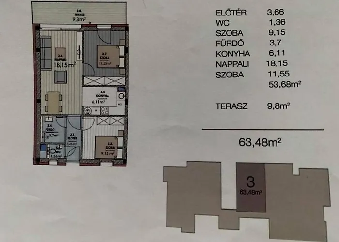 Szeplak-szive Lejlighed *